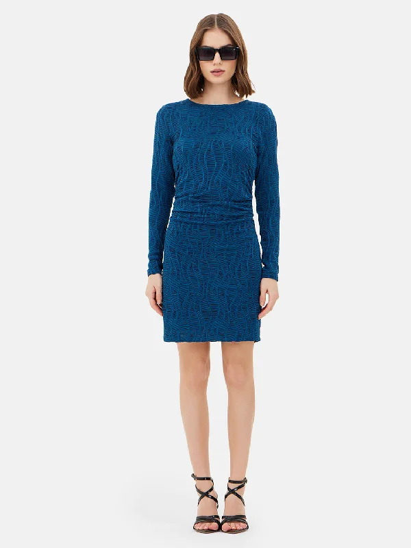 mini dresses-laceDorothy Textured Mini Dress