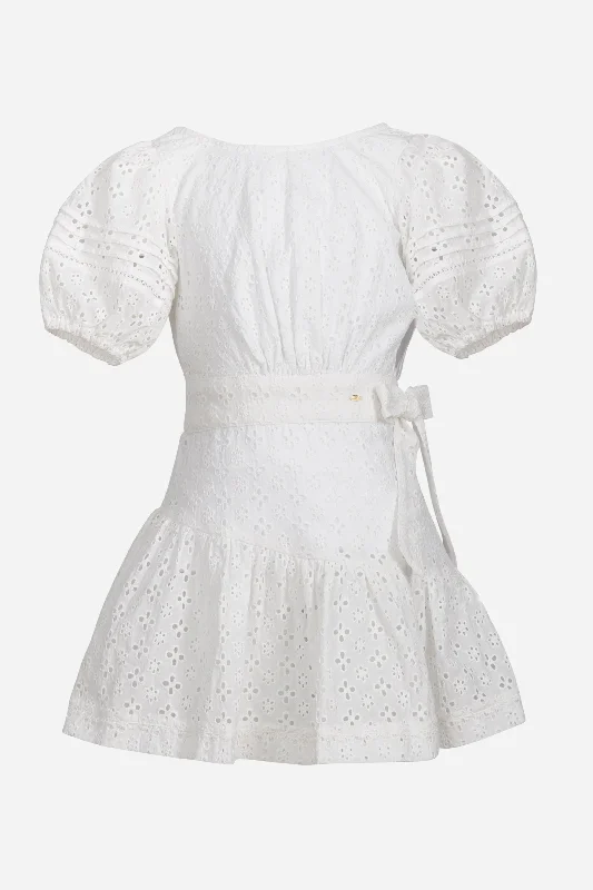 mini dresses-classic and timelessKids Mini Dress Chantal - Natural White