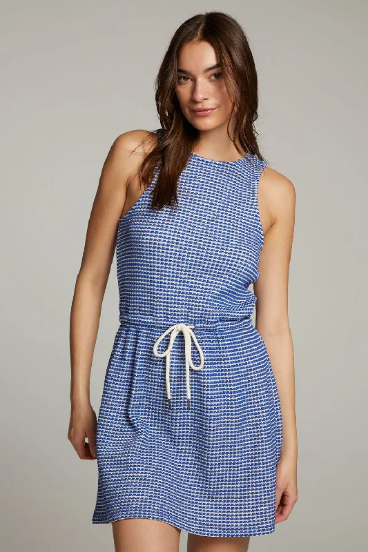 mini dresses-stylish dress for workDelray Cobalt Blue Mini Dress