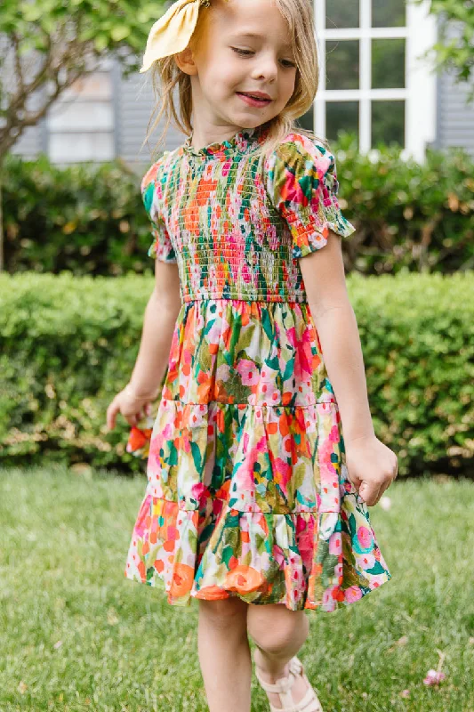 mini dresses-bohemian styleMini Delia Dress in Multicolor Floral - FINAL SALE