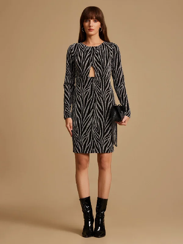 mini dresses-winter fashion ideaTate Textured Mini Dress