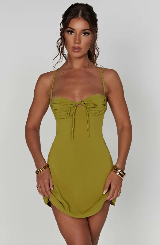 mini dresses-cute and trendyRenee Mini Dress - Green