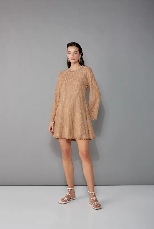 mini dresses-casual lookDALIA MINI DRESS GOLD