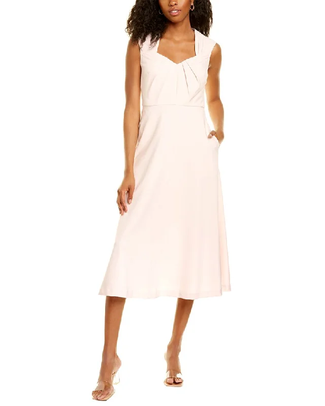 Midi dresses with minimalistic designs-Kay Unger Jasmine Midi Dress