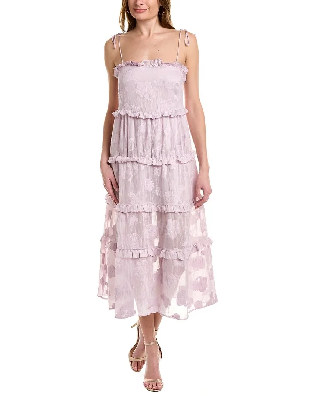 Pleated midi dresses for spring-Ted Baker Heidih Midi Dress