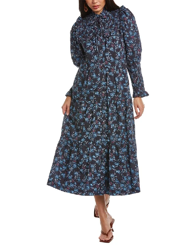 Comfortable midi dresses for moms-SEA NY Tilly Midi Dress