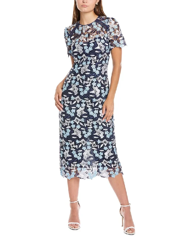 Modern midi dresses for fall weddings-Shoshanna Kiriya Midi Dress