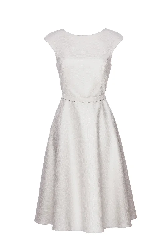 Midi dresses with contemporary designs-LILIUM GRAY MIDI DRESS